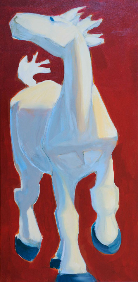 White Horse #65 - 30" x 15" | $1,050 | 2011 | SOLD