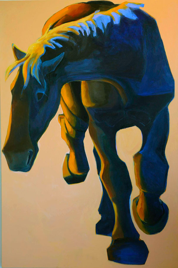 Black Horse #5 - 72" x 48" | 2011 | SOLD
