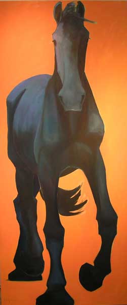 Black Horse #2 - 96" x 36" SOLD