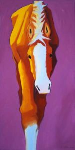 Foal 12 - Painting by Katie Upton