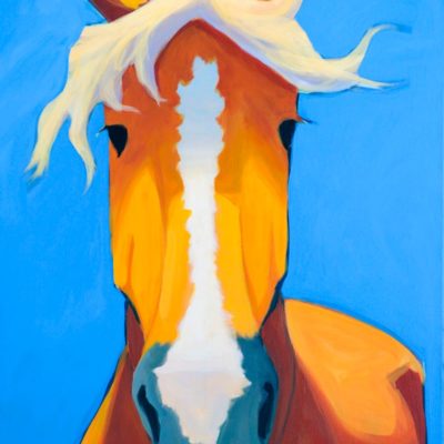 Palomino 49 - Painting by Katie Upton