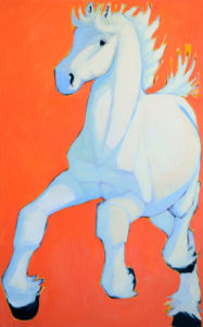 Pony 18 - Painting by Katie Upton