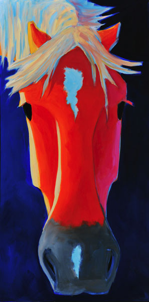 Red Horse #5 - 36" x 18" | $2,950 | 2010 | SOLD