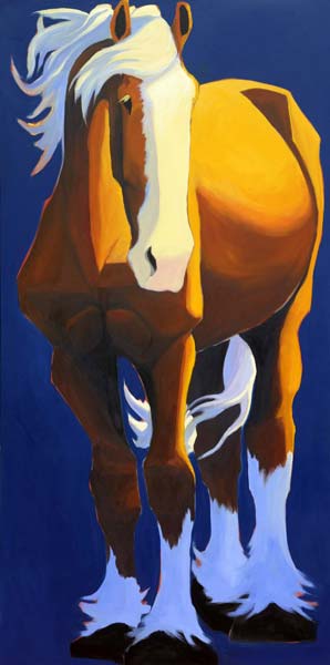 Draft Horse #25 - 96" x 48"2008 | SOLD