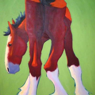 Foal - Painting by Katie Upton