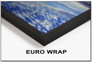 Frame sample for metal prints