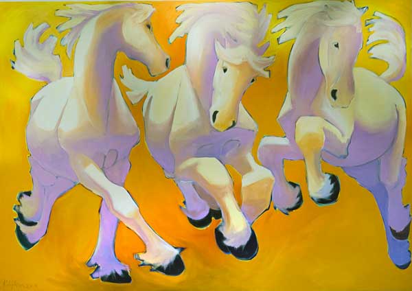 Ponies #14 - 72" x 96"  2009 | SOLD