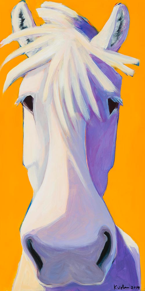 White Horse #67 - 36" x 18" | $2,850