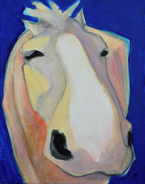 White Horse #61 - 14" X 11" | 2010 | SOLD